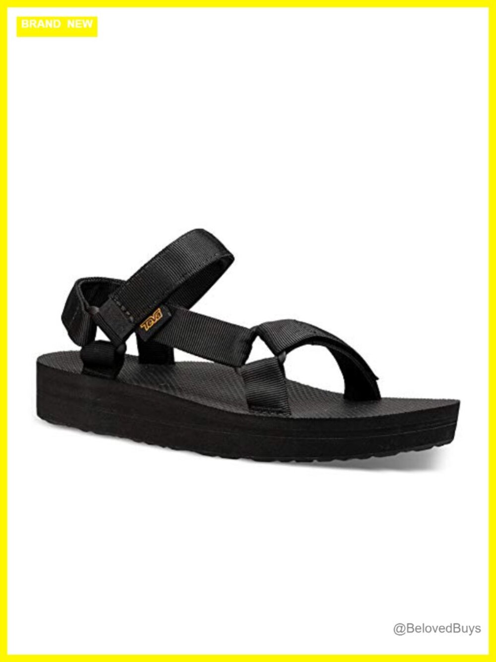 Platform Wedge Sandals with Quick-Dry Straps - Hook & Loop Closure, Cushioned